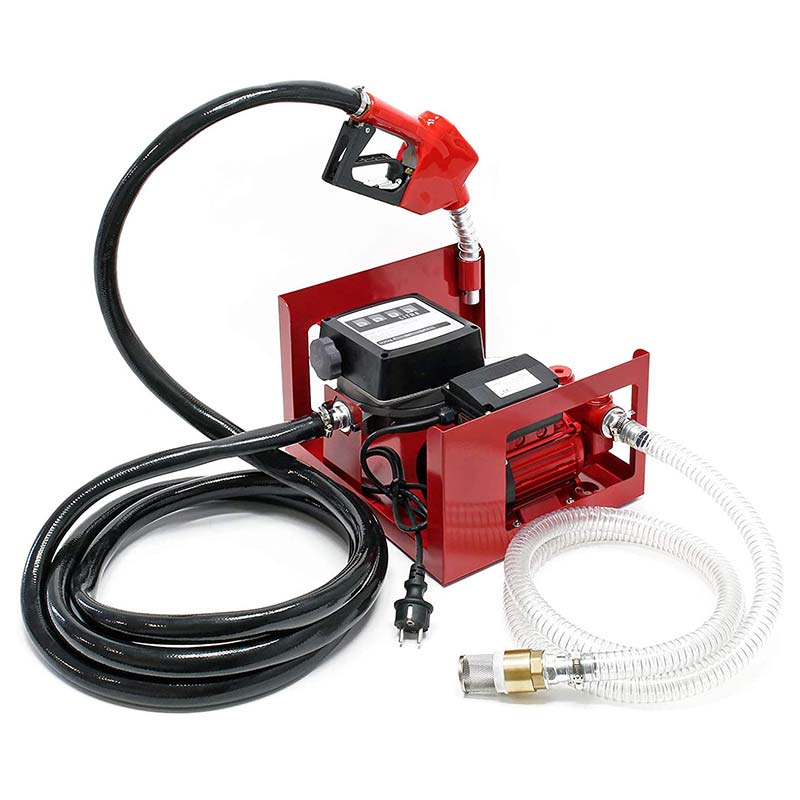 4 இலக்க ஃப்ளோ மீட்டருடன் சுய ப்ரைமிங் எலக்ட்ரிக் ஆயில் டீசல் டிரான்ஸ்ஃபர் பம்ப்